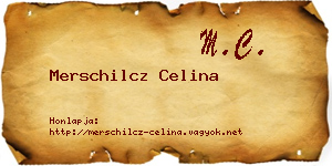 Merschilcz Celina névjegykártya